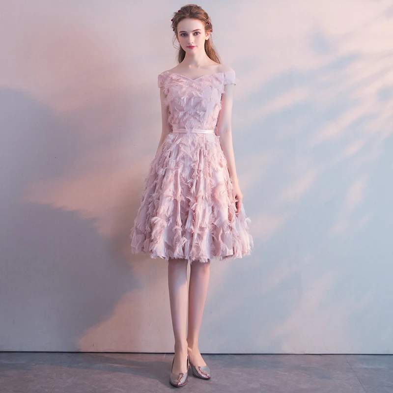 party evening dress 2018 new spring Korean version short student union bridesmaid girl. | Свадьбы и торжества