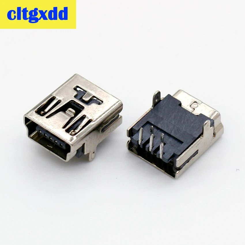 Cltgxdd мини USB гнездовой разъем Mini 2 0 питания B Тип 5pin фута для