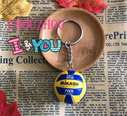 color 3 Волейбольный брелок с шаровым держателем для ключей волейбольные подарки чехол для ключей авто Подарочный Автомобильный Брелок 25 цветов для спортивной команды - Цвет: color 3