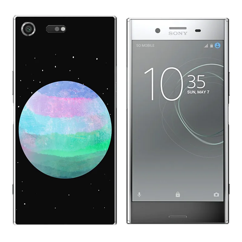 Новый чехол для Sony Xperia XZ Премиум мягкий ТПУ с ботаническим принтом Premium G8141 G8142