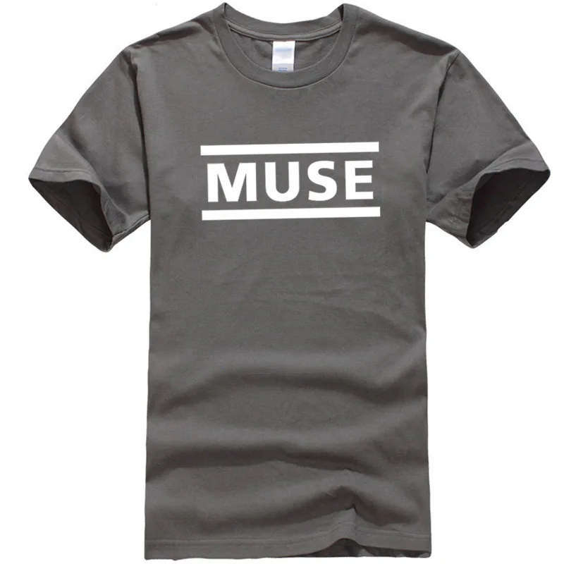 Хлопок, высокое качество, футболка с буквенным принтом, muse Rock Band, футболка с коротким рукавом и круглым вырезом, хип-хоп топы, harajuku, мужская рубашка - Цвет: TS 1