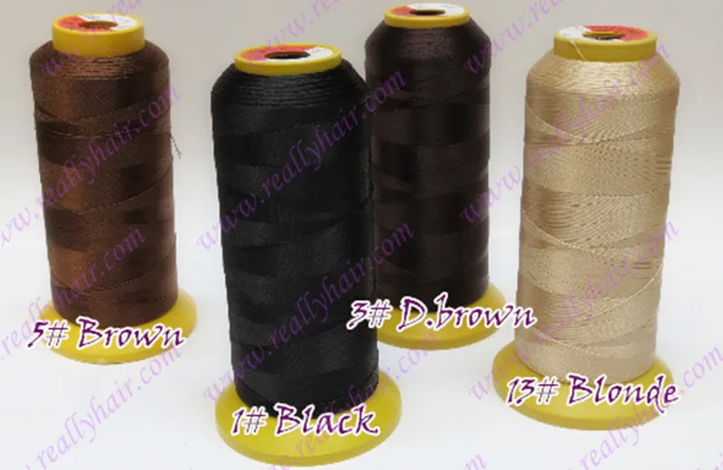 Free shipping 12pcs Large type C hair weaving needles curved with 1 roll Dark brown thread Nylon | Шиньоны и парики