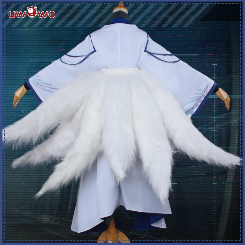 Kaga Косплей Uwowo аниме коготь Лейн лисий хвост|tail fox anime|tail foxtail cosplay |