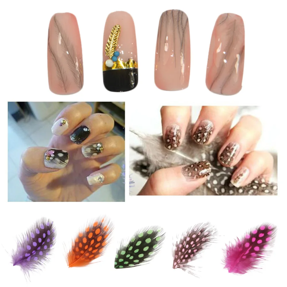 

Fashion Feather Nail Art Water Transfer Decals Sticker French Tips Decor Drop Shipping