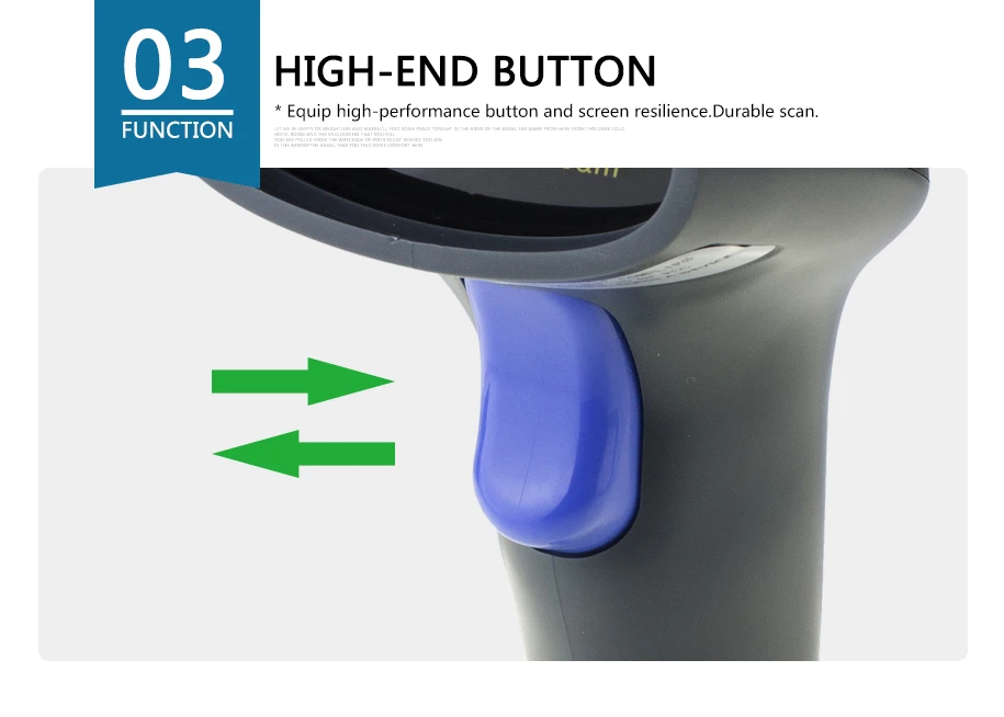 W8-X беспроводной Bluetooth 2D QR 2,4G беспроводной и USB2.0 проводной и Bluetooth 1D QR PDF417 матричный сканер штрих-кода беспроводной