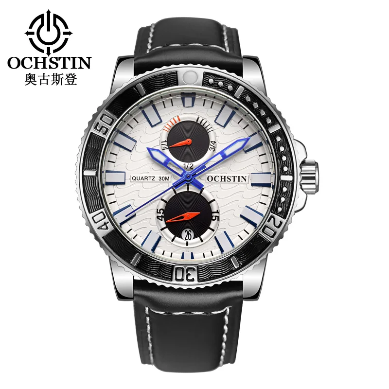 Relogio Masculino OCHSTIN Роскошные Брендовые Часы мужские Хронограф военные Hodinky Кварцевые