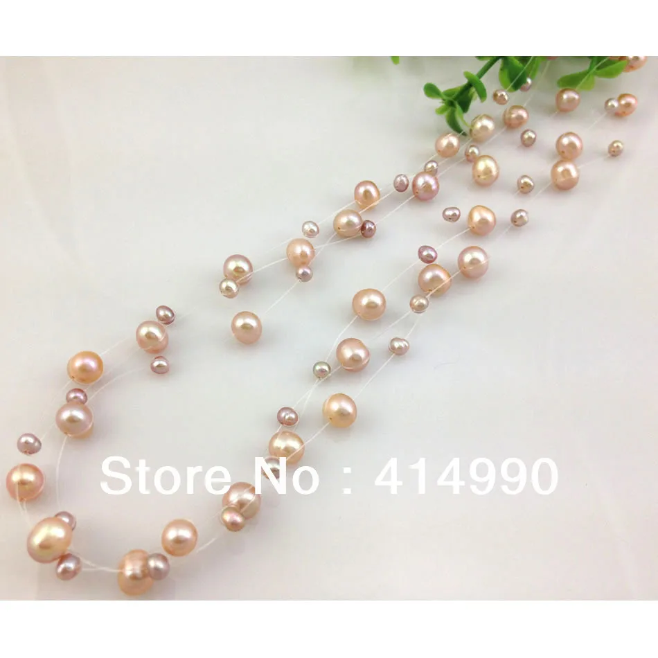 Женское повседневное ожерелье с натуральным пресноводным жемчугом|necklace card|necklace