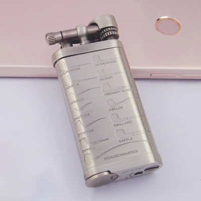 2 JIFENG металлическая Латунная Труба газовая Ретро Зажигалка, винтажная табачная штанга isqueiro подарок - Цвет: 2
