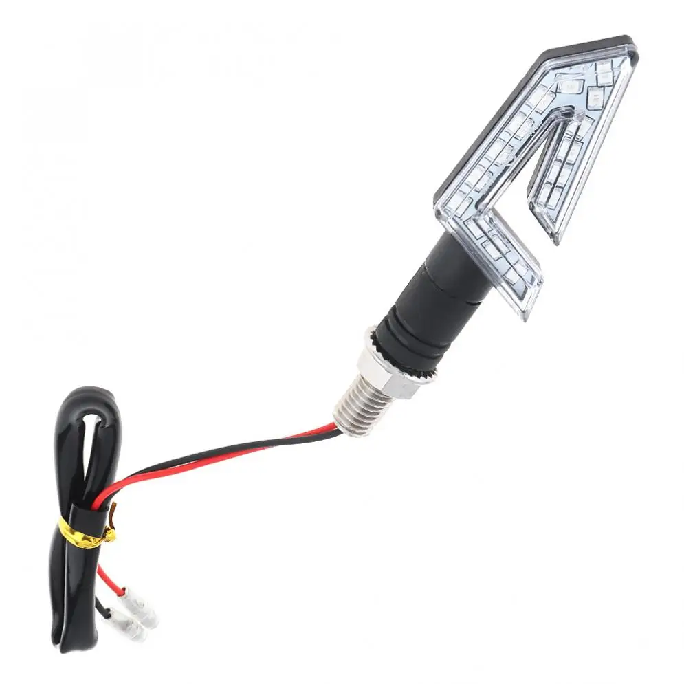 

2pcs 15LED 0.5W 3000K ABS Universal Motorcycle Amber Yellow Light Signal Turn Signal Light