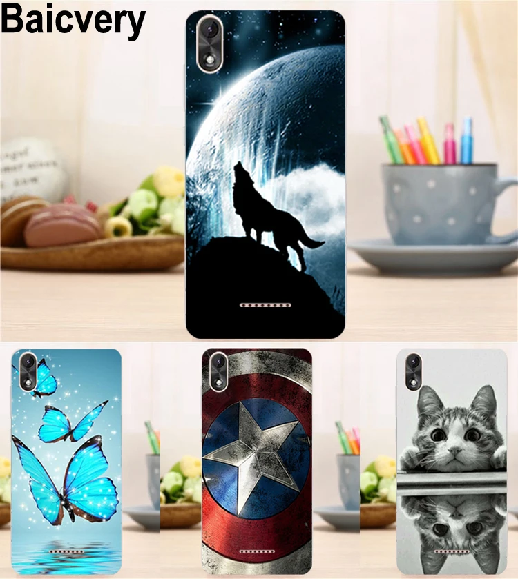 Lenny 4 Plus чехол Wiko Lenny4 5 дюйма силиконовый для Мягкий ТПУ Модный Coque | Мобильные