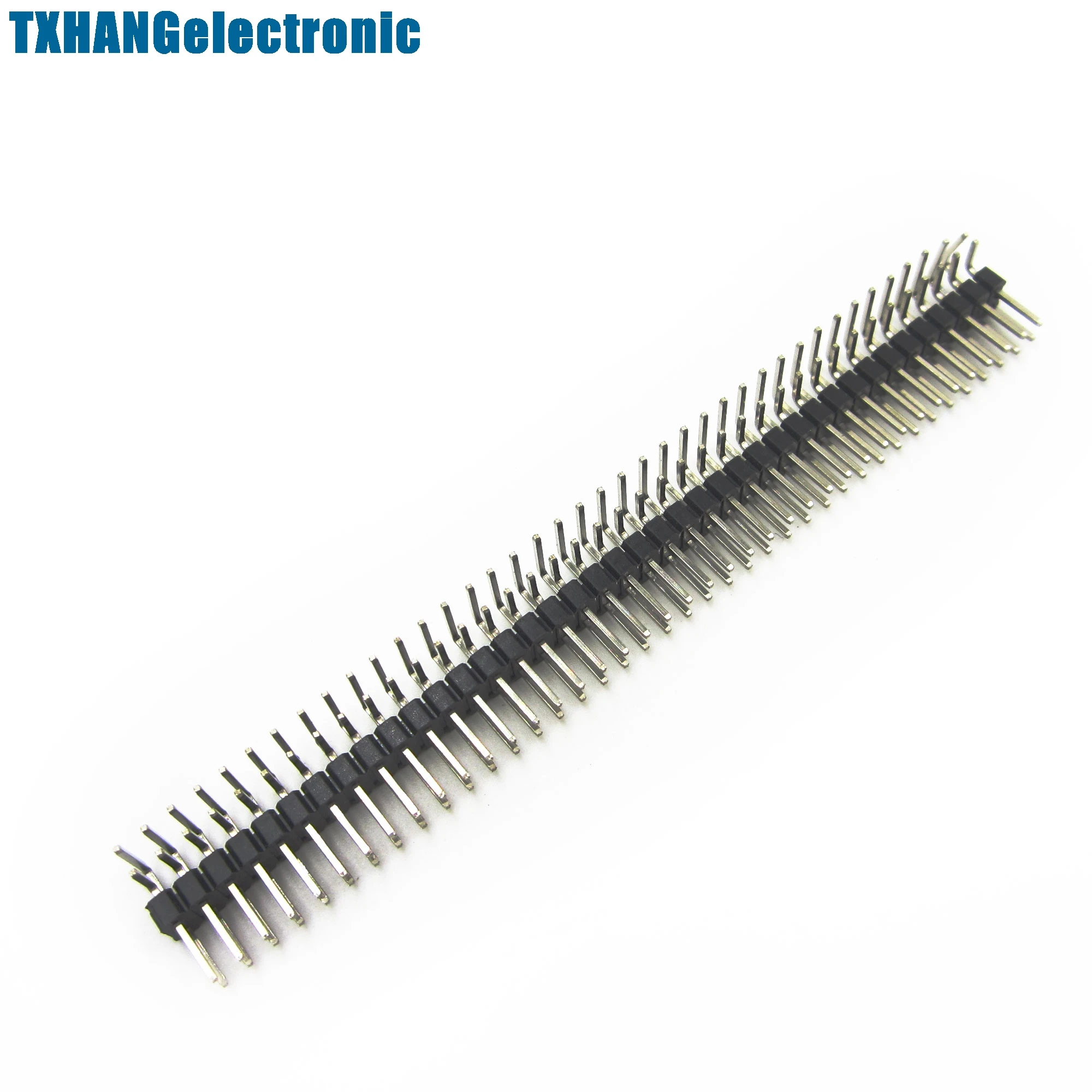 10 шт. 2 54 мм 2x40 Pin типа папа двухрядные правый угол Header Strip diy электроники |