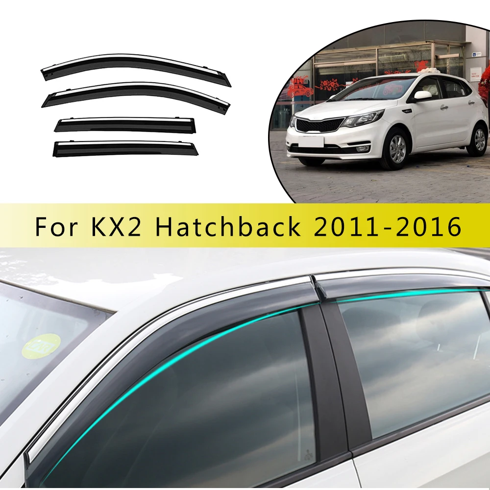 Козырек Оконный Для хэтчбека Kia K2 2011 2016 дым козырек оконный автомобильный защита