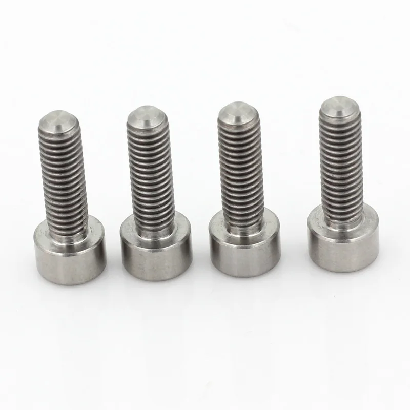 4 шт. M6X20mm Gr.5 титан/Ti Болт шестигранный винт с внутренней шестигранной головкой