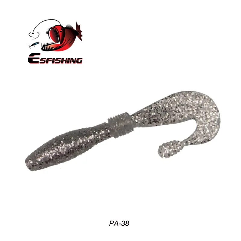 PA38 Esfishing приманка счетчик запаха Grub 100 мм 7,8 г рыболовные приманки Мягкая приманка воблер снасть Карп медленно джиггинг приманка форель, щука - Цвет: PA38