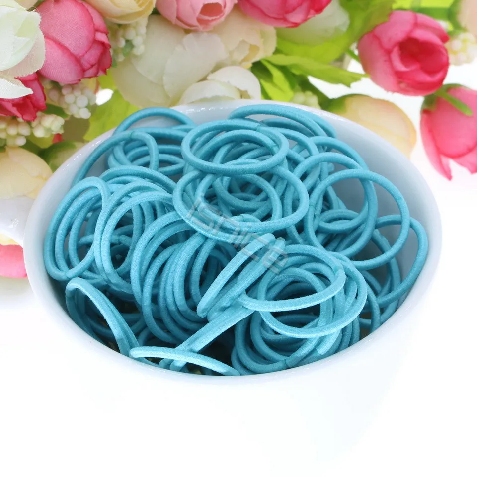 Isnice Girls 50pcs От 1 до 3 лет Dia 2 cm Girl Kids Fashion New Elastic Hair Bands Headwear Gum For Accessories|Аксессуары для