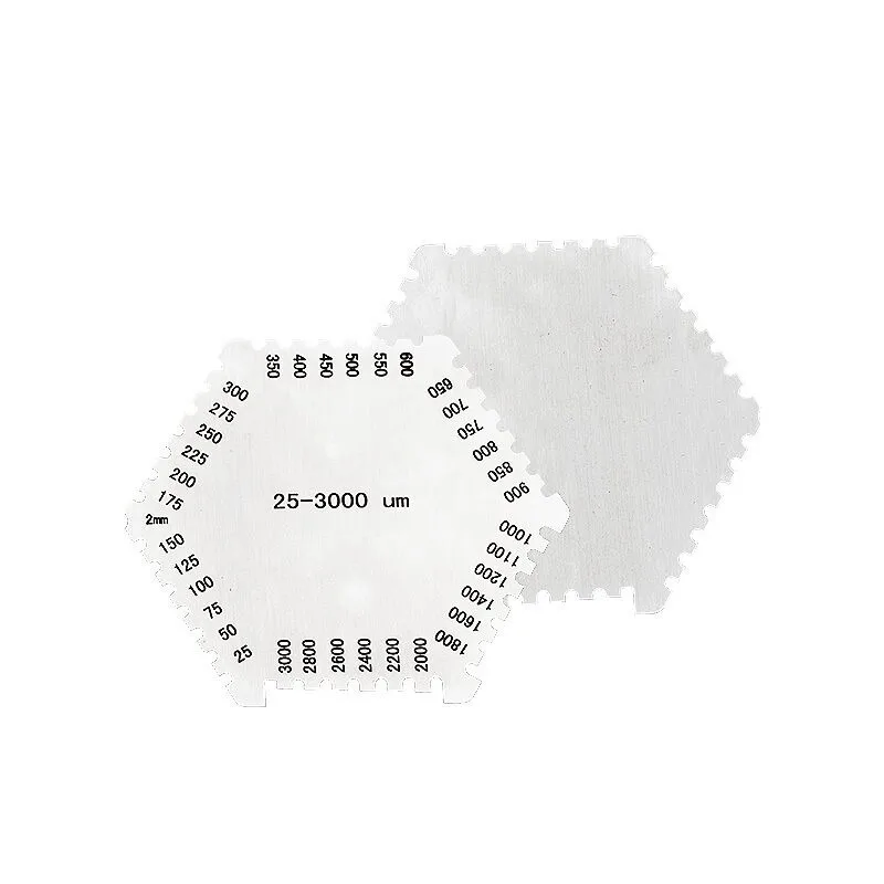 Высокоточный толщиномер краски шестигранный инструмент для измерения толщины