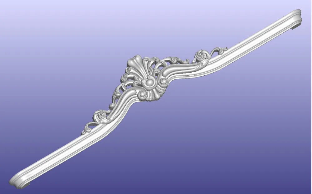 Модель 3D STL для фрезерного станка с ЧПУ рельефная резьба дизайн мебели диван