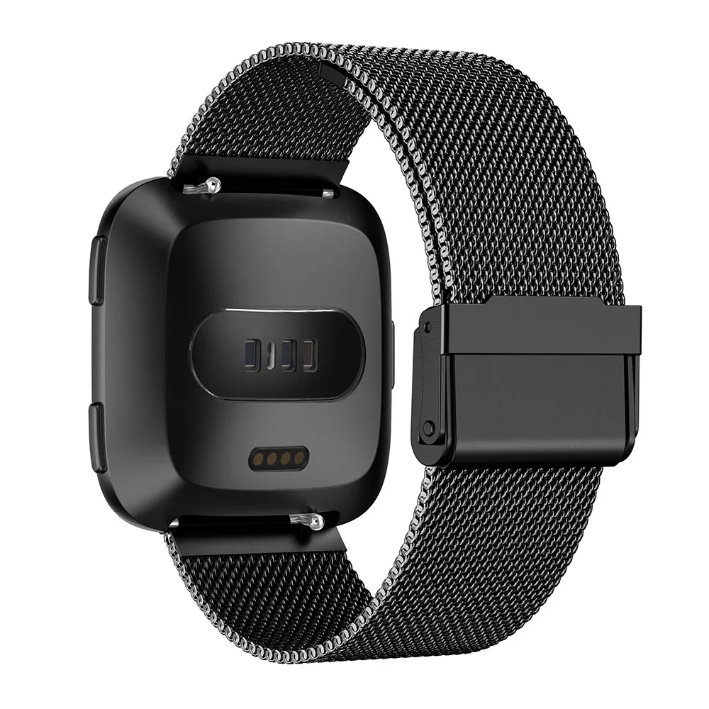 Металлический ремешок для часов из нержавеющей стали fitbit versa сменный наручных