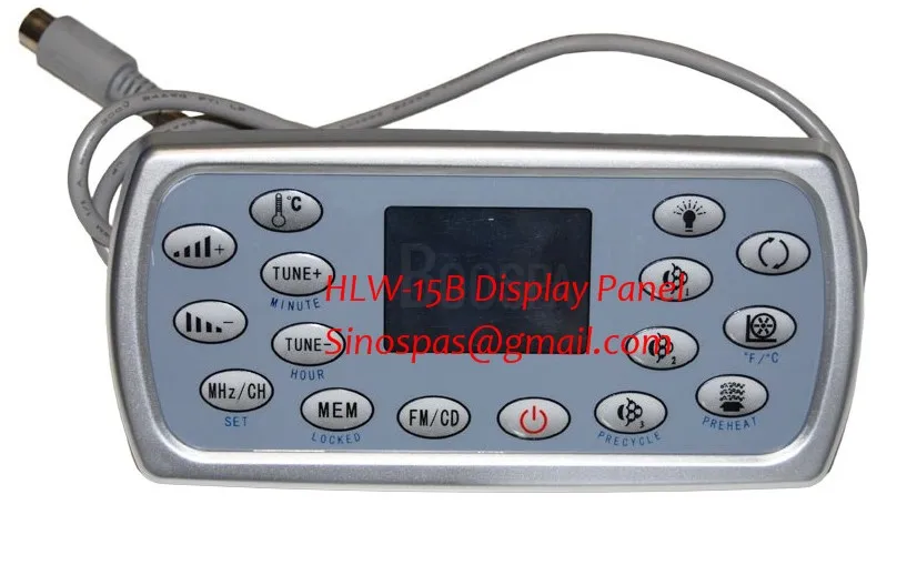 

spa topside keypad HLW-A-8001 HLW15B only for JNJ,Monalisa, jazzi, mesda,sunrans(SF8B), spa control panel