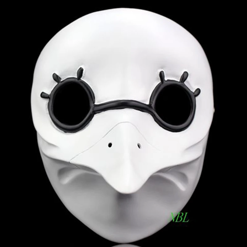 Белая Венецианская маска с длинным носом для косплея вечерние маскарадные маски