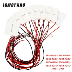 Термоэлектрический охладитель Пельтье, TEC1-12706, 12703, 12704, 12705, 12708, 12709, 12710, 40 х 40 мм, 12 В, модуль элемента Пельтье