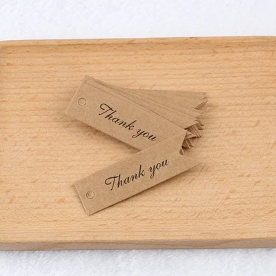 long thank you 100 шт крафт-бумага спасибо Gracias merci бирка Свадебные ярлыки этикетки Сладкая коробка «сделай сам» этикетки Свадебные украшения - Цвет: long thank you
