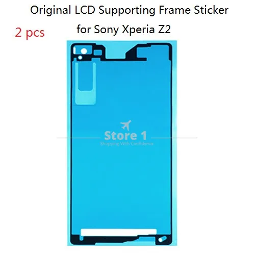

2pcs for Sony Xperia Z2 Original Front LCD Supporting Frame Housing Cover Adhesive Sticker Replacement Parts