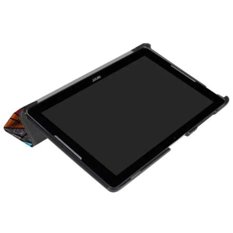 Новинка тонкий чехол для Acer B3-A30 с откидной подставкой и изображением башни