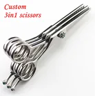 Ножницы для волос 440c, 5,5 дюйма, 3 в 1, для стрижки, филировки и филировки