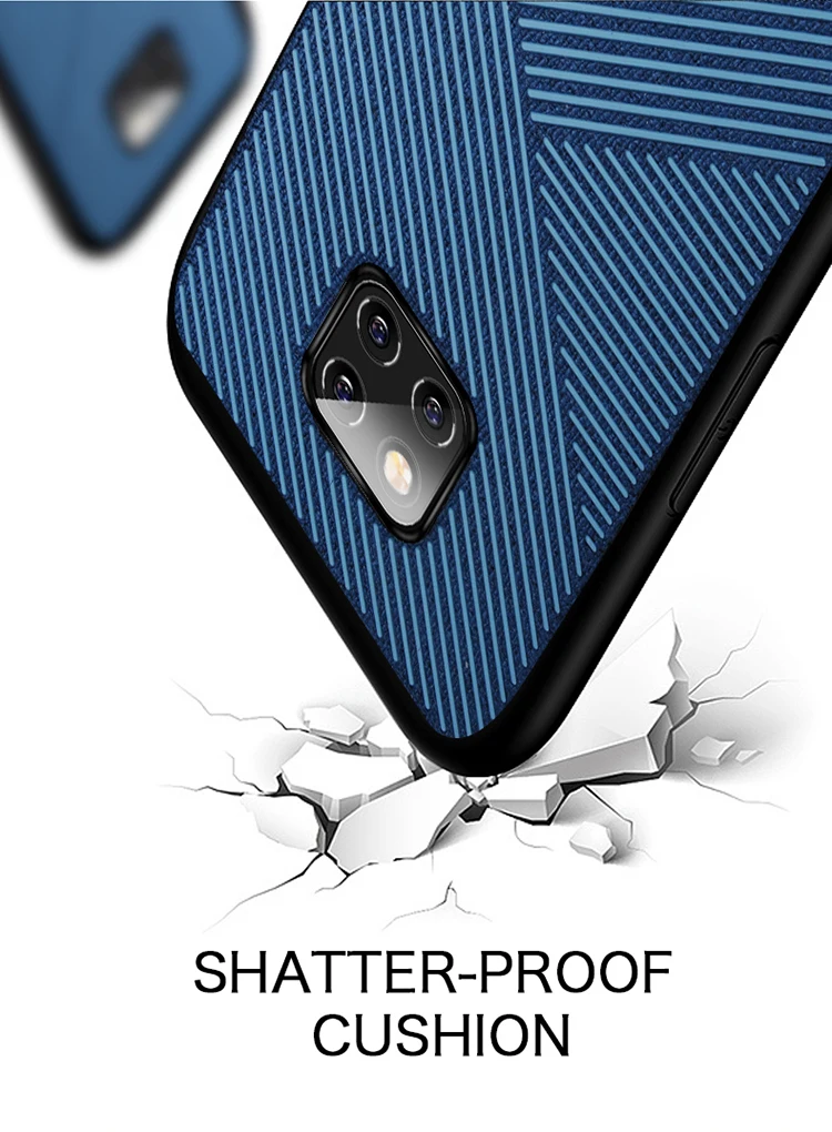 Чехол для huawei mate 20 pro, чехол MOFI mate 20, чехол на заднюю панель для huawei mate 20pro, жидкий силиконовый чехол в полоску, полный Чехол