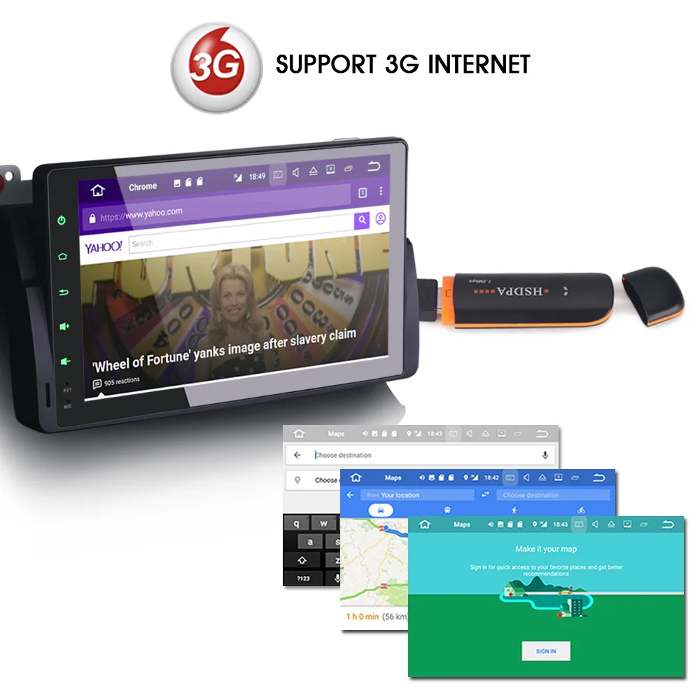 9 &quotРадио стерео Android 7.1.2 dab + GPS Sat Nav Canbus плеер для автомобиля bmw e46 3er M3 rover75 MG ZT|car
