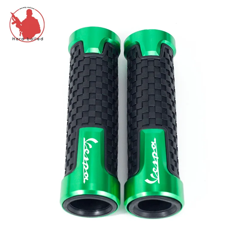 green Руль мотоцикла ручка, рукоятка ручки для piaggio Vespa GTS LX LXV Sprint Primavera 50 125 250 300 GTS 300ie S 50 - Цвет: green