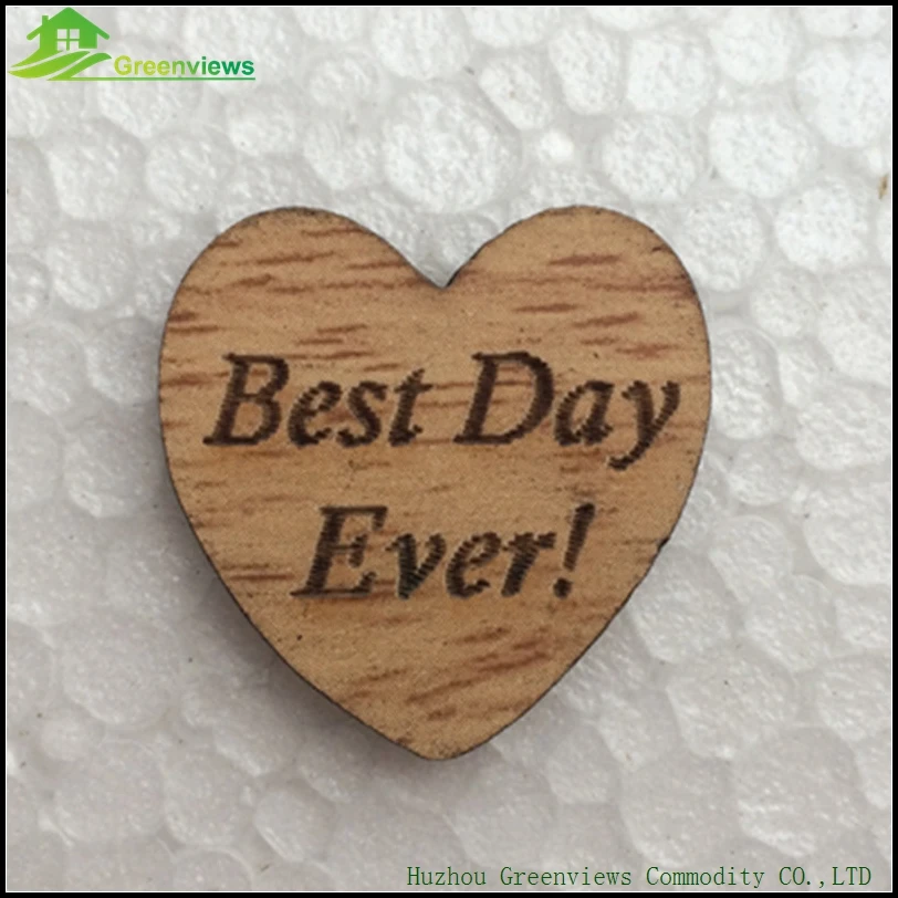 5Bags Wedding Rustic Wooden Love Heart Table Scatter Decoration Crafts DIY 4 Farbe | Дом и сад