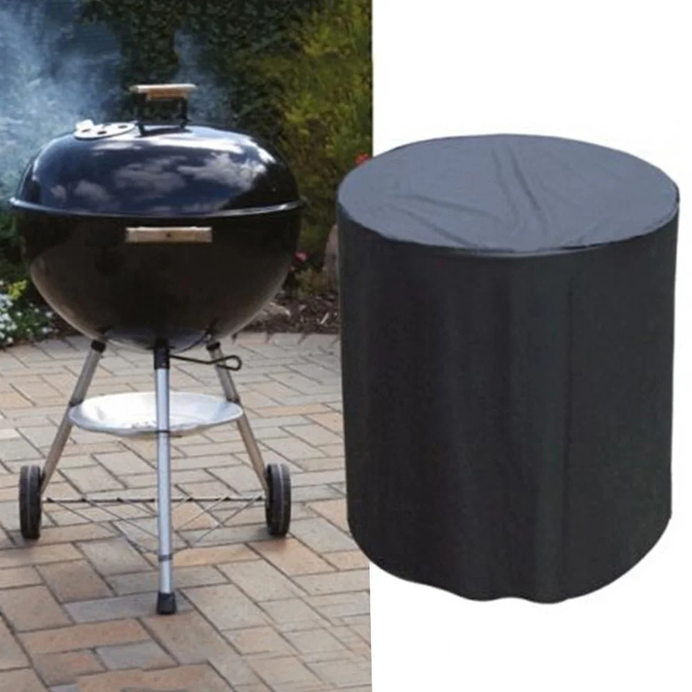 

Black Waterproof BBQ Grill Barbeque Anti Dust Protector Dome Cover Outdoor Rain Barbacoa For Gas Charcoal Electric Barbecue