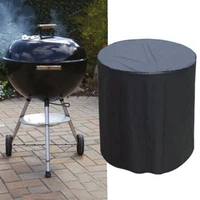 black waterproof bbq grill barbeque anti dust protector dome cover outdoor rain barbacoa for gas charcoal electric barbecue