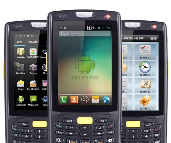 iData 95v WIFI Bluetooth GPS GPRS 1D лазерный сканер инфракрасный считыватель штрих кодов RFID Android