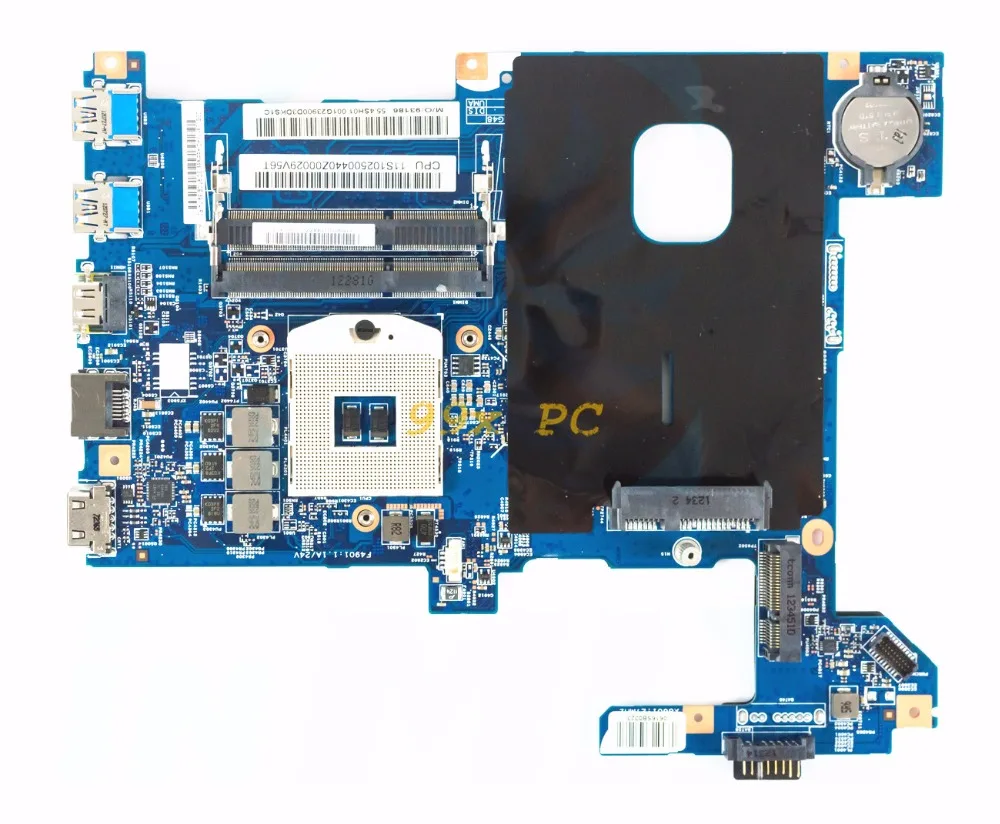 Ноутбук материнская плата для Lenovo IdeaPad G580 ноутбуков FRU 90001144 48.4SG15.011 LG4858 HM76 DDR3 Тесты