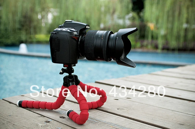 Wholesale Free shipping Fotopro RM-100 Professional Mini Flexible Octopus Tripod For Digital Camera DSLR Blue Black Red | Электроника