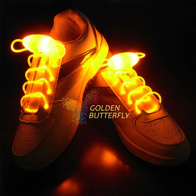 LED Shoelaces without retail package Luminous shoestring bootlace new generation more brightness free shipping | Тематическая