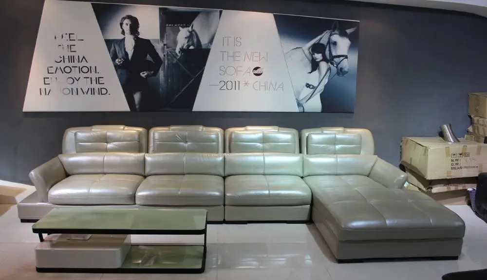 Бесплатная доставка роскошный перламутровый диван из натуральной кожи с