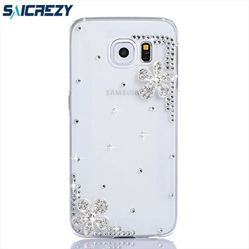 Чехол для Samsung Galaxy S5 S6 S7 EDGE S8 S9 S10 PLUS A70 A50 A30 с блестящими кристаллами NOTE 9 A8 A6 2018|for