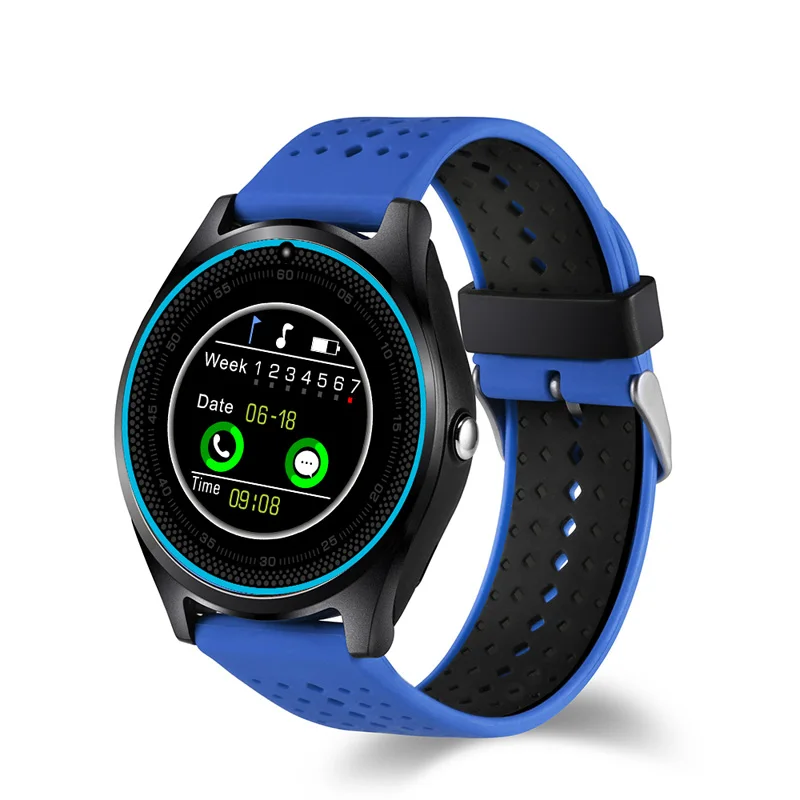 10 шт. Bluetooth Smart часы V9 w/SIM для мужчин и женщин спортивные SmartWatch для Apple IOS Android Samsung телефон pk DZ09 A1 GT08 часы