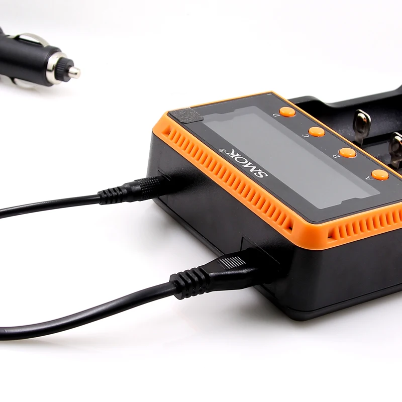 Оригинальный SMOK 18650 батарея зарядное устройство умный заряд ЖК дисплей