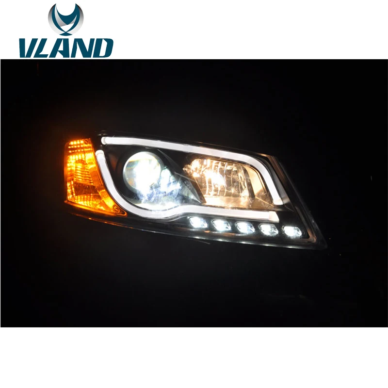 Лампа VLAND для головного света A3 2008 2009 2010 2011 2012 светодиодная фара DRL H7 ксеноновая