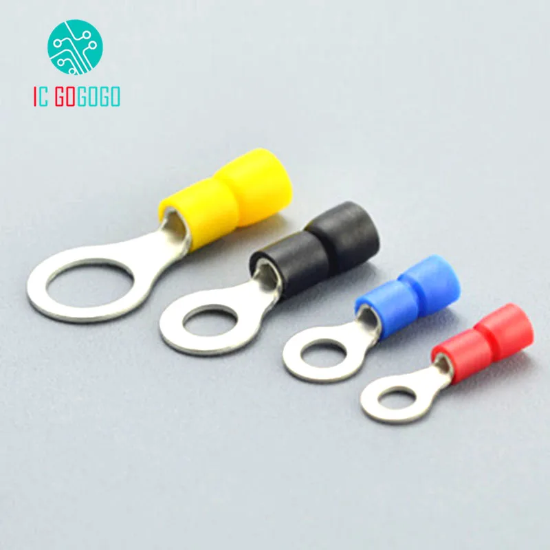 30 шт. RV1.25 3 4 изолированный провод холодного отжима источник питания Кабельный