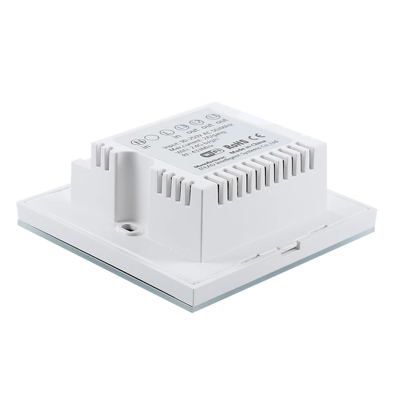 Интеллектуальный выключатель света Sonoff T1 1/2 Gang ЕС Wi-Fi RF 86 Тип настенный сенсорный выключатель света Умный дом Авто пульт дистанционного управления работа с Alexa Google Home