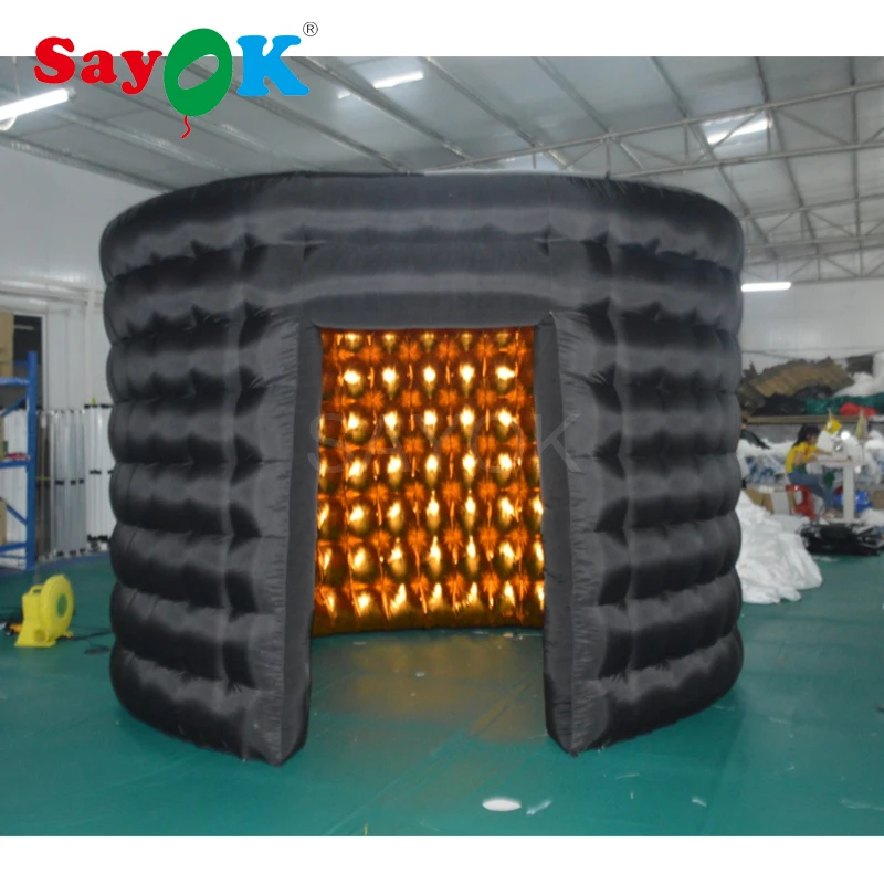 

Oval Inflatable Photo Booth Enclosure Inflatable Photo Booth Tent for Party Events