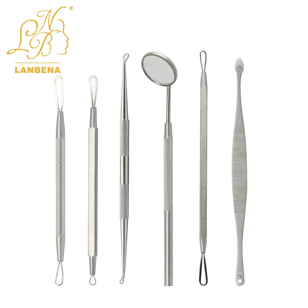 6 шт. игла для прыщей удаления черная маска черных точек|needle blackhead|pimple needleacne needle |