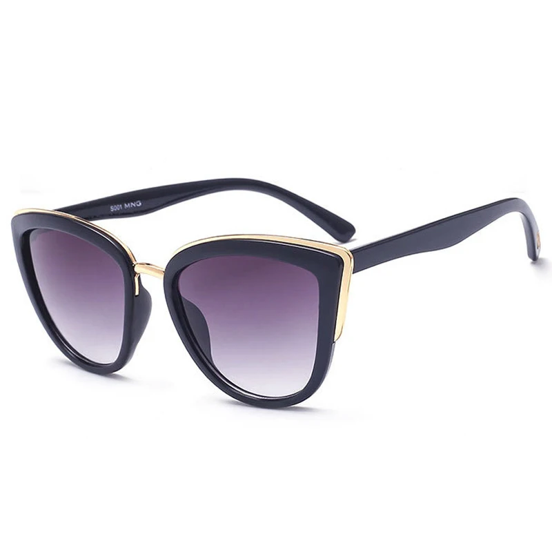 Женские солнцезащитные очки INEXHA кошачий глаз ретро градиентные модные пикантные