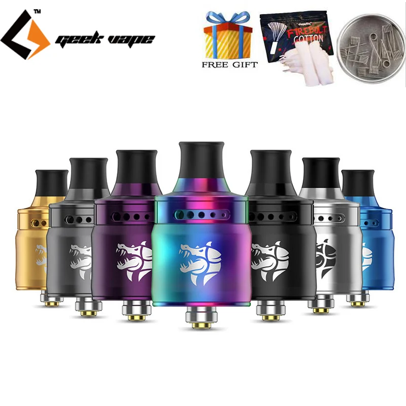 Оригинальный geekvape ammit RDA MTL танк с 12 регулировкой воздушного потока двухслойная